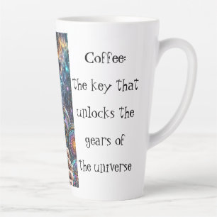 Tasse Latte "Steampunk cosmique