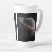 Tasse Latte Stellar Path – Voyage à travers l'univers (Angle droit)