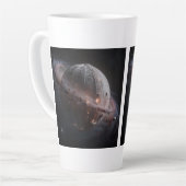 Tasse Latte Stellar Path – Voyage à travers l'univers (Angle gauche)