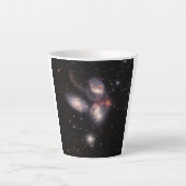 Tasse Latte Stephan's Quintet 5 Galaxies Deep Field James Webb (Devant)