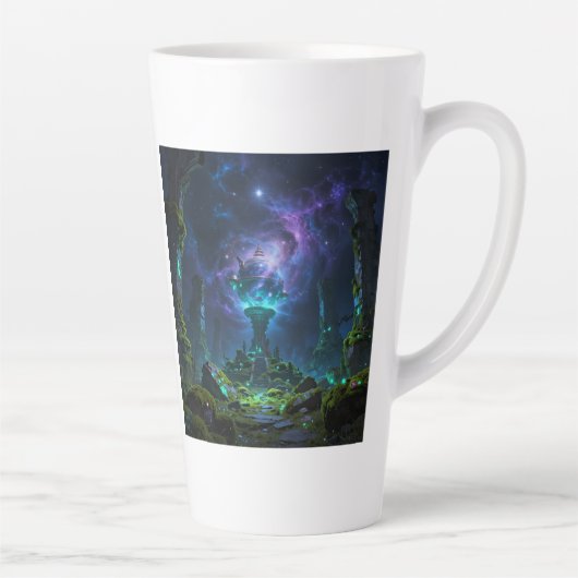 Tasse Latte Sternenpfad – Reise durch das Universum (Droite)