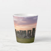 Tasse Latte Stonehenge England Ancient Stone Circle (Devant)