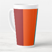 Tasse Latte Stripes du sud-ouest 19 (Angle gauche)