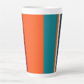Tasse Latte Stripes du sud-ouest 19 (Devant)