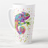 Tasse Latte Style d'aquarelle des teintures Chameleon (Angle gauche)