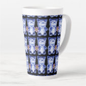 Tasse Latte style de gemme d'ours  (Angle droit)