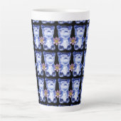 Tasse Latte style de gemme d'ours  (Devant)