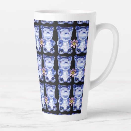 Tasse Latte style de gemme d'ours  (Droite)