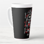 Tasse Latte Style de mode gothique (Angle gauche)