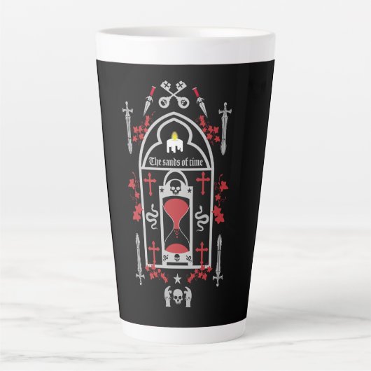 Tasse Latte Style de mode gothique (Devant)