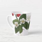 Tasse Latte Style d'été Fraise (Angle gauche)