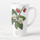 Tasse Latte Style d'été Fraise  (Droite)