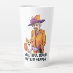Tasse Latte Style et grâce intemporels - RIP Queen Elizabeth I