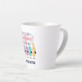 Tasse Latte Style et grâce intemporels - RIP Queen Elizabeth I (Angle droit)