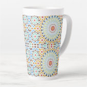 Tasse Latte Style Marocain | vintage (Angle droit)