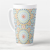 Tasse Latte Style Marocain | vintage (Angle gauche)