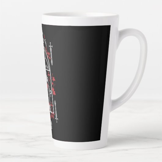 Tasse Latte Style mode gothique (Droite)