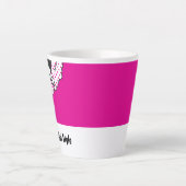 Tasse Latte Style Pop Art Kiwi (Devant)