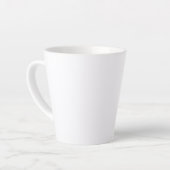 Tasse Latte Style typographique rétro motivationnel (Angle gauche)