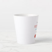 Tasse Latte Style typographique rétro motivationnel (Devant)
