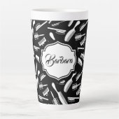 Tasse Latte Styliste personnalisée (Devant)