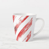 Tasse Latte Sucre de canne Red Stripes Noël (Droite)