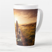 Tasse Latte Suivez-Moi, Agneau (Angle droit)
