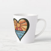 Tasse Latte Summer Beach (Droite)