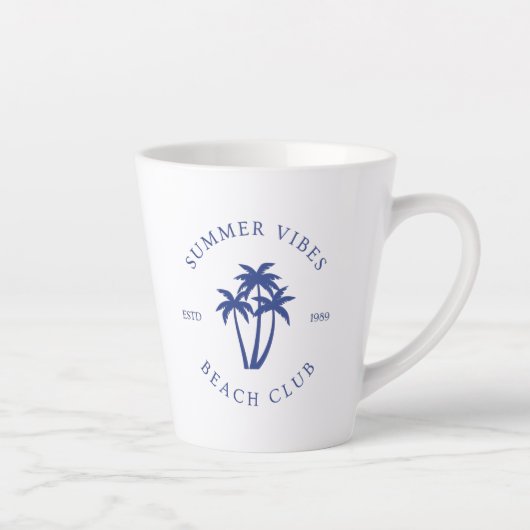 Tasse Latte Summer Vibes (Droite)