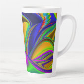 Tasse Latte Summerrainbow, Rainbowart 3D Abstrait (Droite)