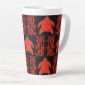 Tasse Latte Sumo Wrestler (Angle droit)