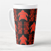 Tasse Latte Sumo Wrestler (Angle gauche)