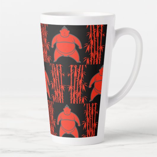 Tasse Latte Sumo Wrestler (Droite)