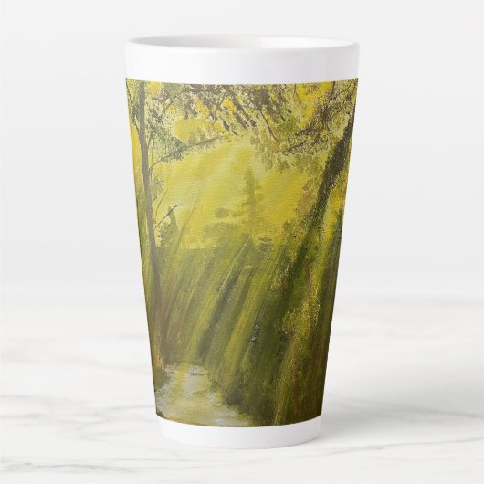 Tasse Latte Sun in the Woods, par Gary Poling (Devant)