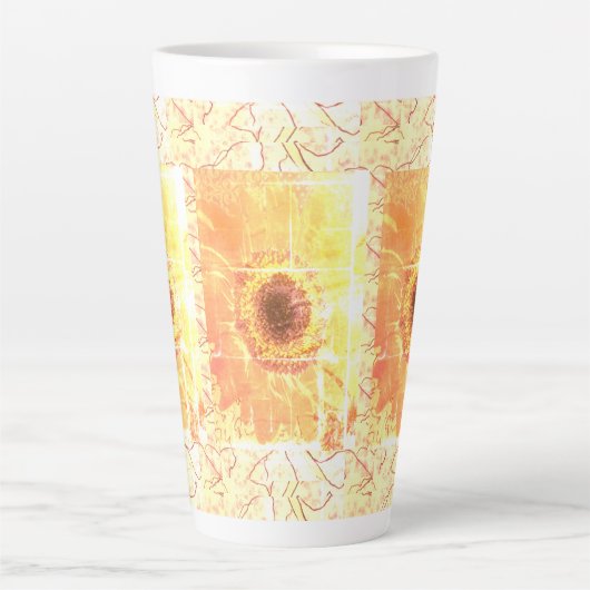 Tasse Latte Sunflower Vendredi (Devant)