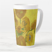 Tasse Latte Sunflowers-Vincent van Gogh (Angle droit)
