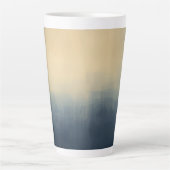 Tasse Latte Sunrise Over the Skyline – Abstract Gradient City  (Devant)
