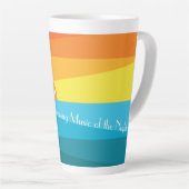 Tasse Latte Sunset est la musique d'ouverture de la nuit (Angle droit)