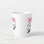 Tasse Latte Super Boy (Devant)