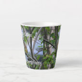 Tasse Latte Super café me rend Berry heureux (Devant)