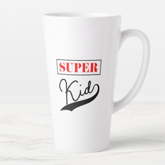 Tasse Latte Super Kid (Droite)