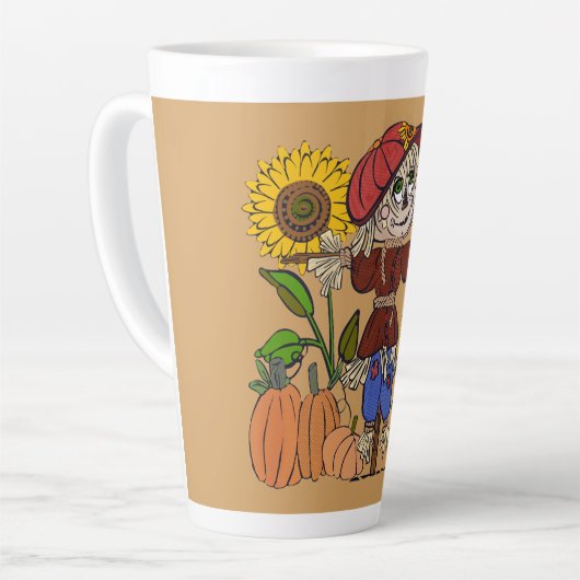 Tasse Latte Super mignon Scarecrow (Angle gauche)