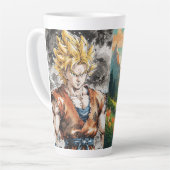 Tasse Latte Super Sayan (Angle gauche)