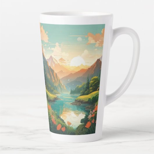 Tasse Latte Super Sayan (Droite)