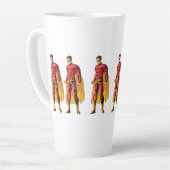 Tasse Latte Superman Emblem Tee : Libérez votre héros intérieu (Angle gauche)