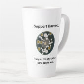 Tasse Latte Support Bactérie (Angle droit)