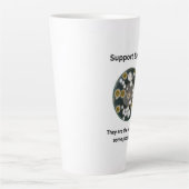 Tasse Latte Support Bactérie (Devant)