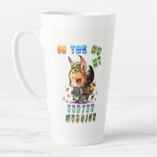 Tasse Latte Sur la chasse guerrière de Pâques