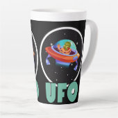 Tasse Latte sur l'espace (Angle droit)