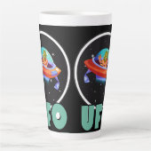 Tasse Latte sur l'espace (Devant)